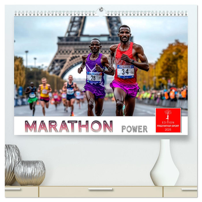 Marathon Power (CALVENDO Premium Wandkalender 2025)