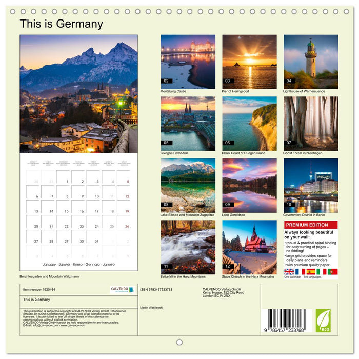 This is Germany (CALVENDO Monthly Calendar 2025)