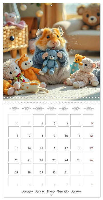 Small paws and great playfulness (CALVENDO Monthly Calendar 2025)