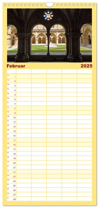 Portugal - Porto, Coimbra, Lissabon (CALVENDO Familienplaner 2025)