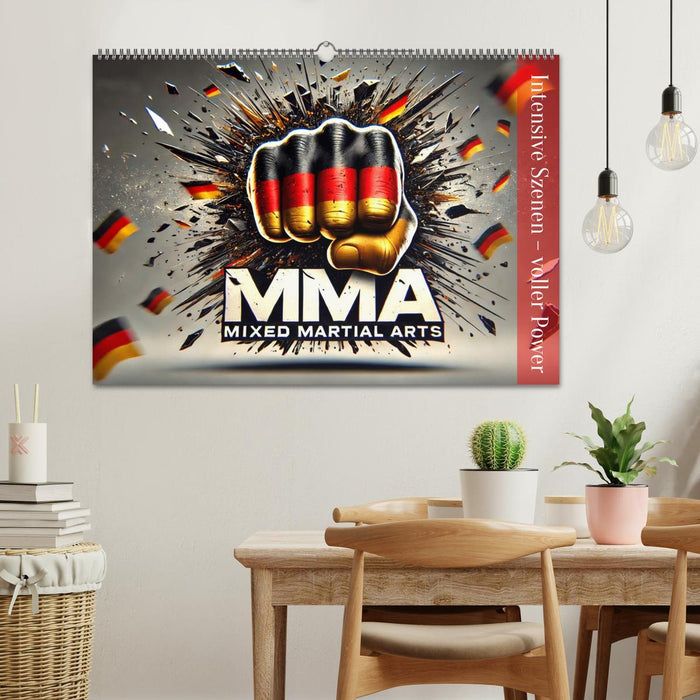 MMA Germany - Mixed Martial Arts Power (CALVENDO Wandkalender 2025)