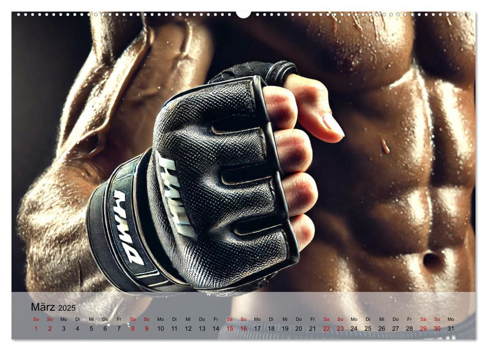 MMA Germany - Mixed Martial Arts Power (CALVENDO Wandkalender 2025)