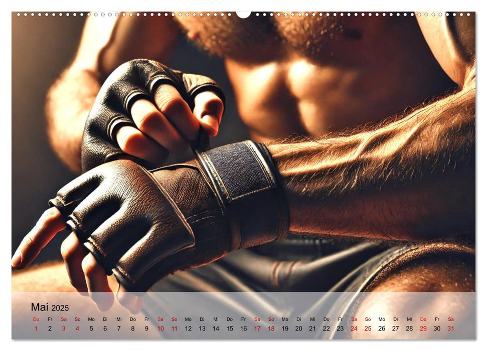 MMA Germany - Mixed Martial Arts Power (CALVENDO Wandkalender 2025)