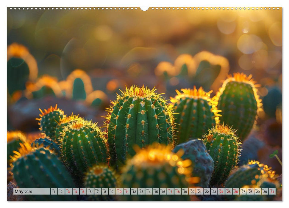 Prickly Cactus Journey (CALVENDO Monthly Calendar 2025)