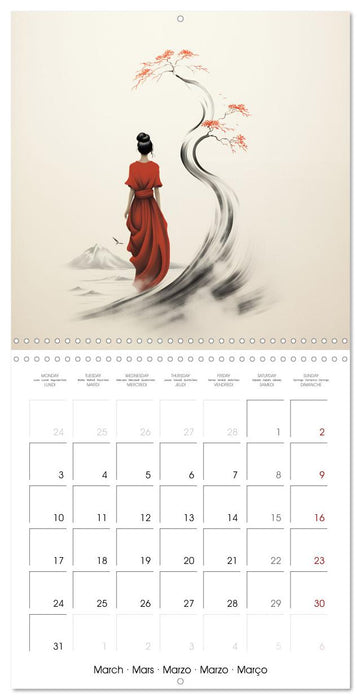 Japan: a Year of Art and Tradition (CALVENDO Monthly Calendar 2025)