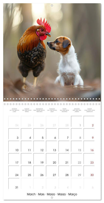 Jack Russel Terrier - Confident and Fearless Fun All Year (CALVENDO Monthly Calendar 2025)