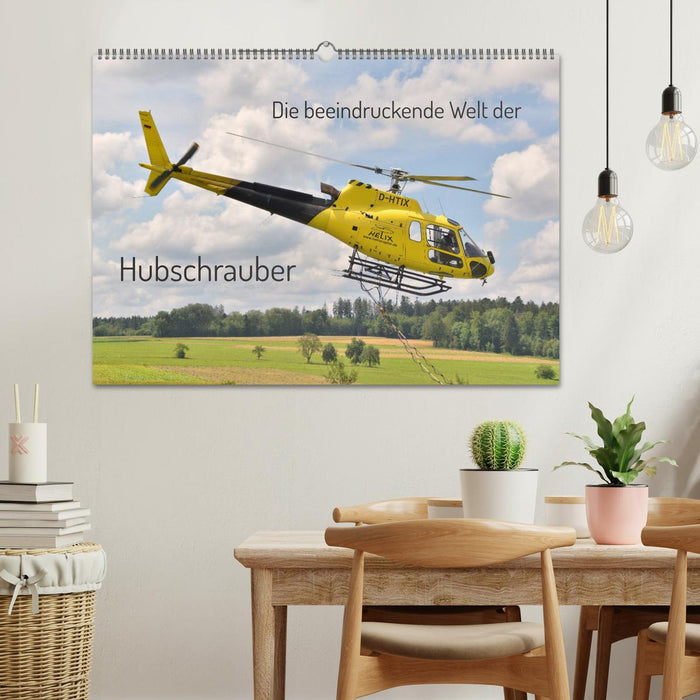 Die beeindruckende Welt der Hubschrauber (CALVENDO Wandkalender 2025)