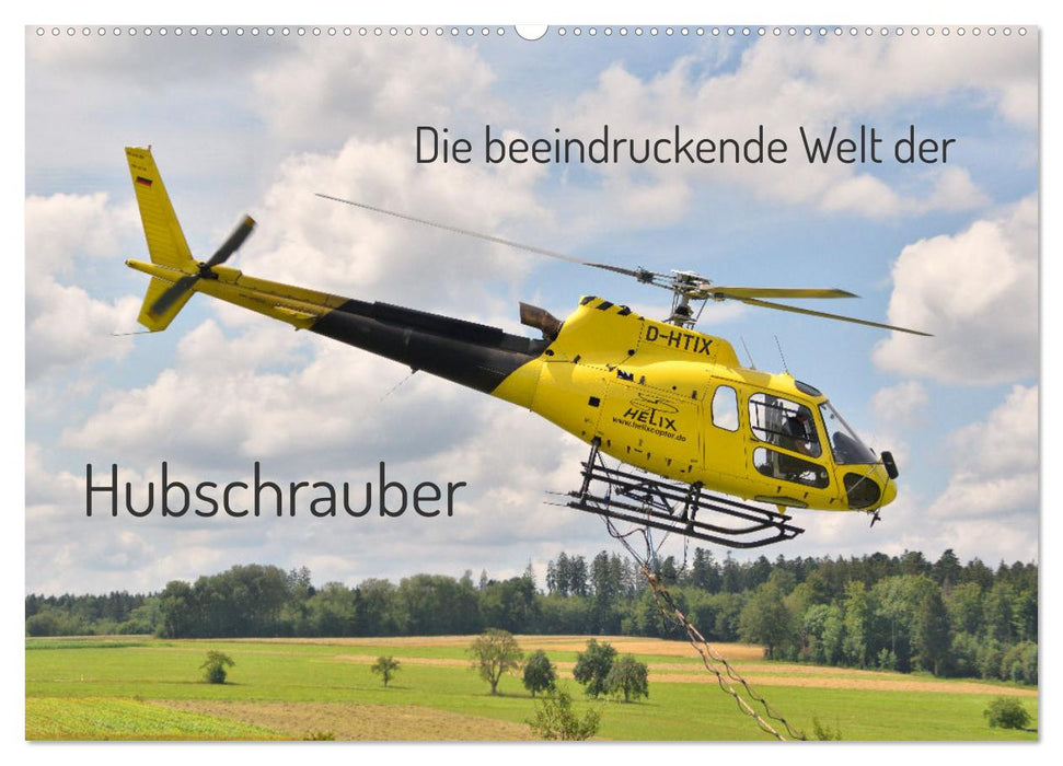 Die beeindruckende Welt der Hubschrauber (CALVENDO Wandkalender 2025)