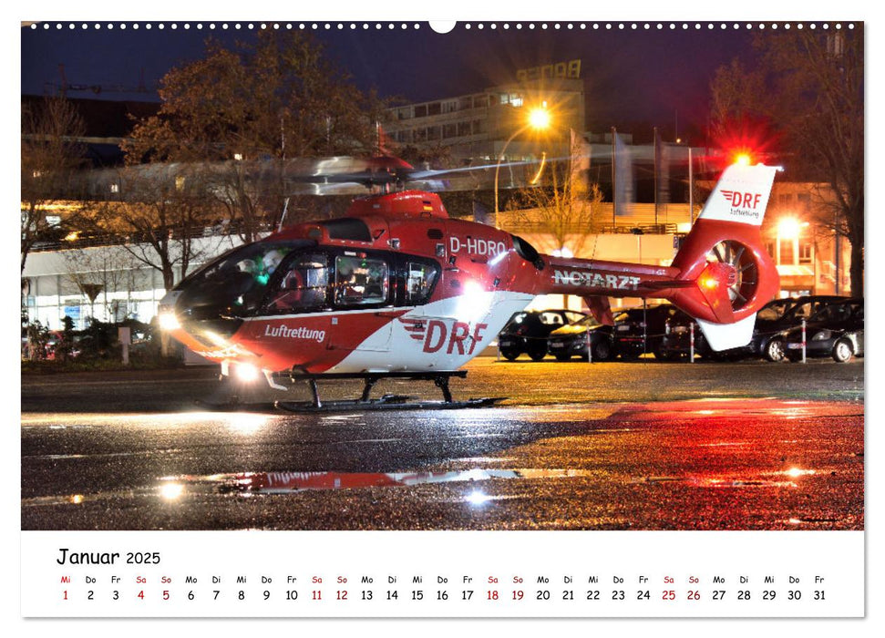 Die beeindruckende Welt der Hubschrauber (CALVENDO Wandkalender 2025)