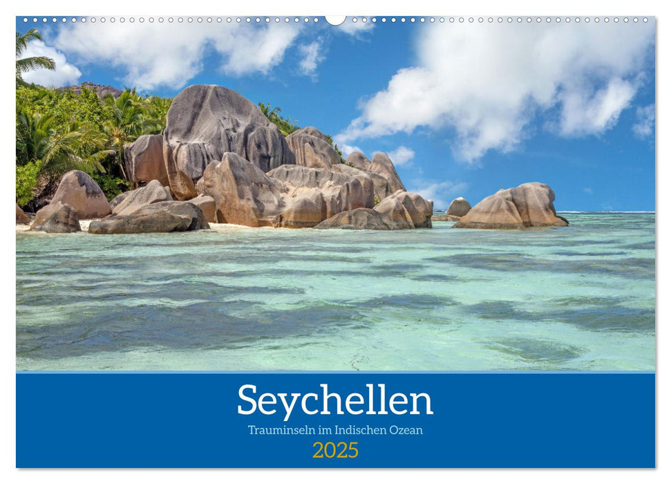 Seychellen - Trauminseln im Indischen Ozean (CALVENDO Wandkalender 2025)