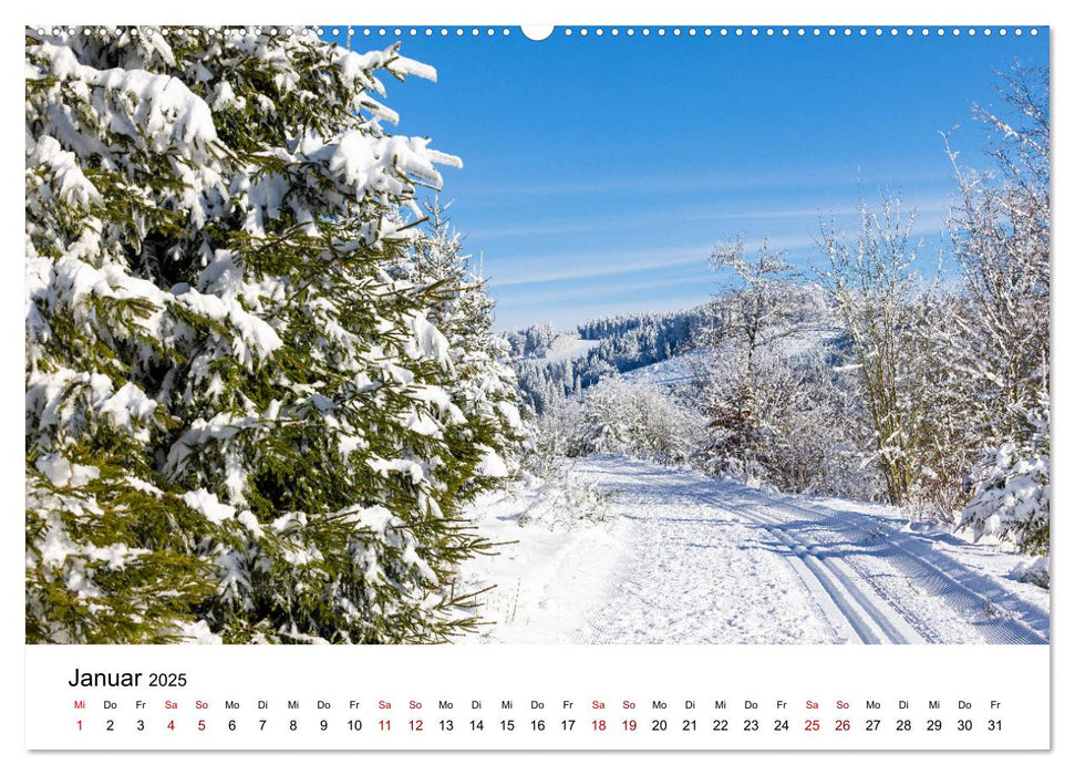 Westfeld-Ohlenbach im Wechsel der Jahreszeiten (CALVENDO Wandkalender 2025)