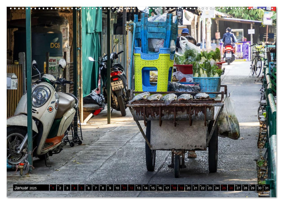 Bangkok - pulsierende Hauptstadt Thailands (CALVENDO Wandkalender 2025)