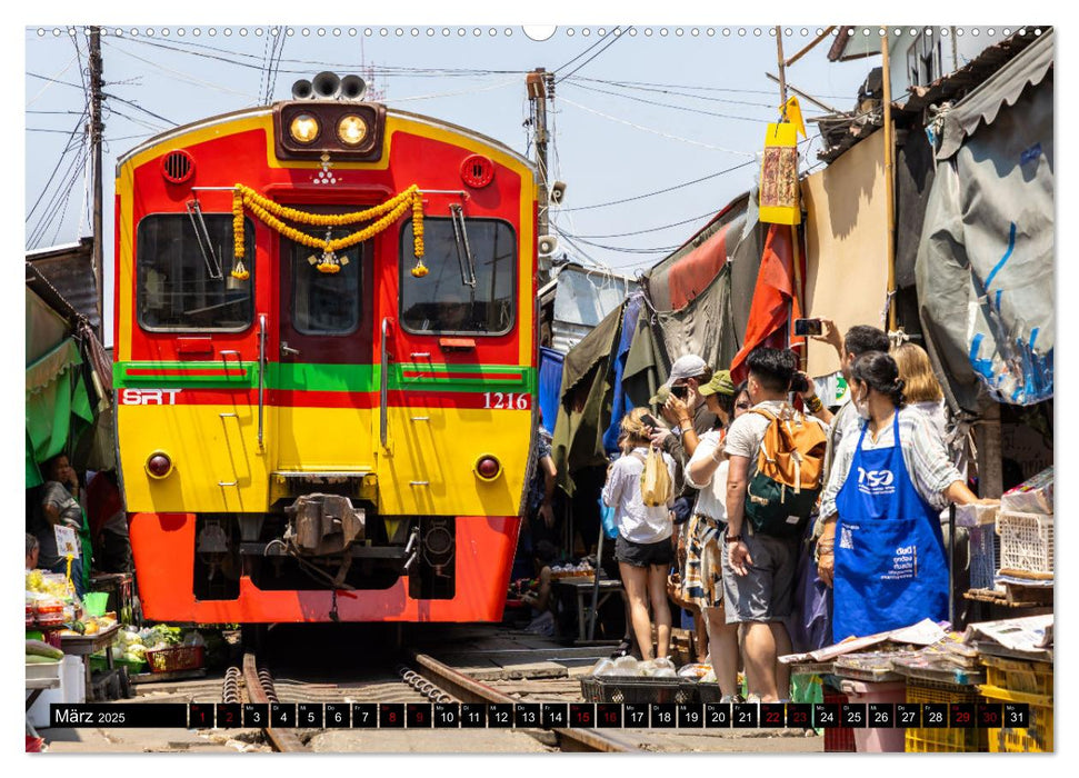 Bangkok - pulsierende Hauptstadt Thailands (CALVENDO Wandkalender 2025)