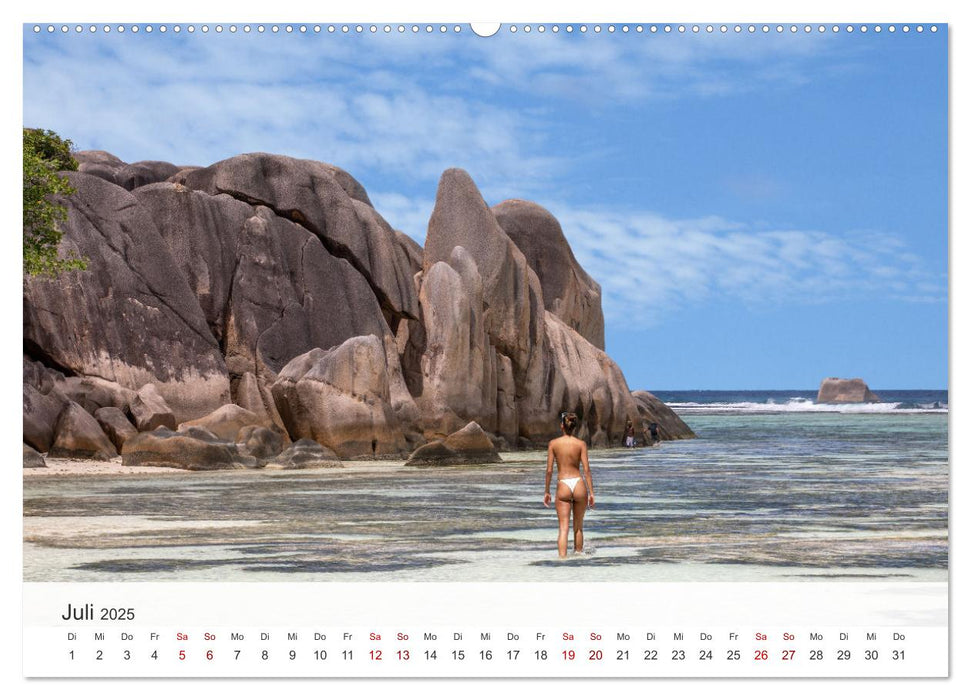 Seychellen - Trauminseln im Indischen Ozean (CALVENDO Premium Wandkalender 2025)