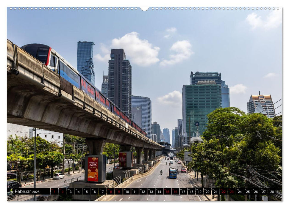 Bangkok - pulsierende Hauptstadt Thailands (CALVENDO Premium Wandkalender 2025)