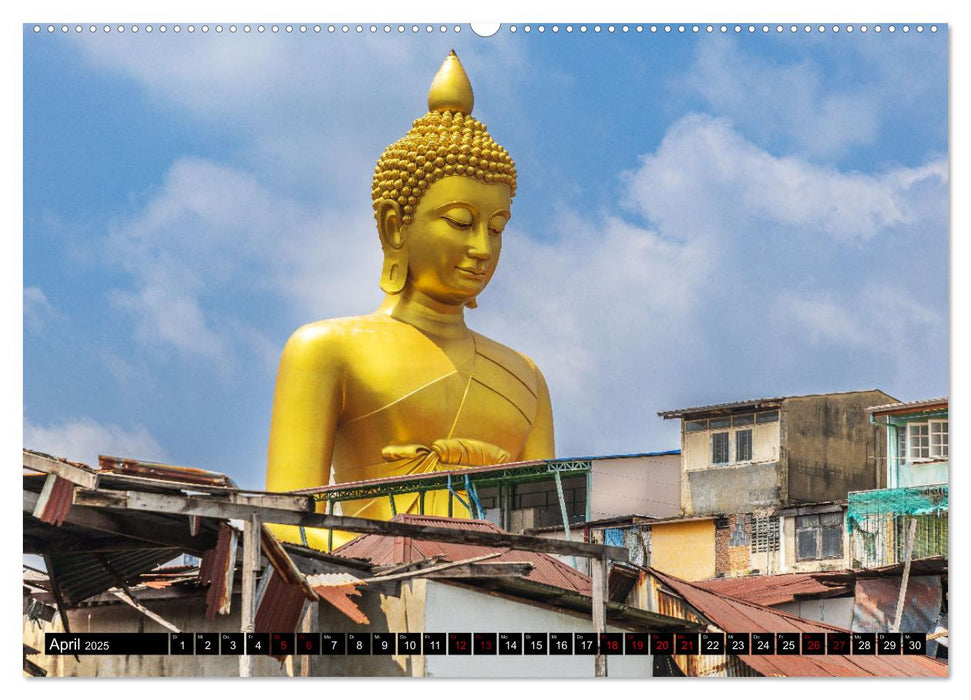 Bangkok - pulsierende Hauptstadt Thailands (CALVENDO Premium Wandkalender 2025)