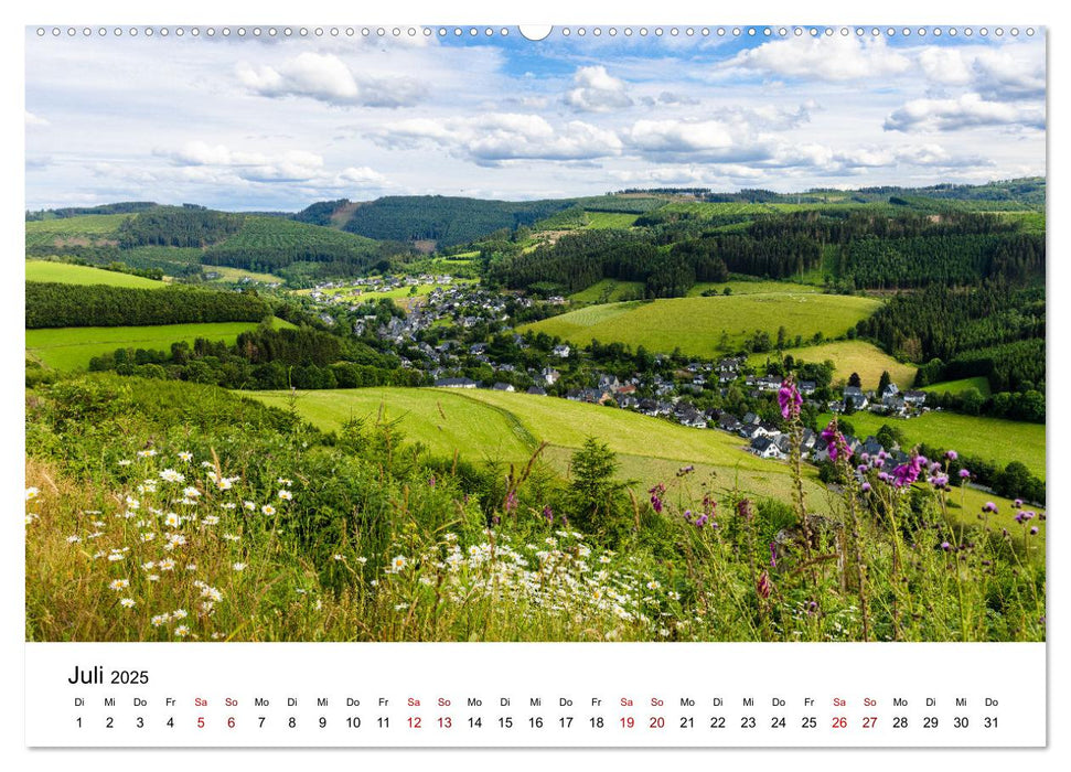 Westfeld-Ohlenbach im Wechsel der Jahreszeiten (CALVENDO Premium Wandkalender 2025)