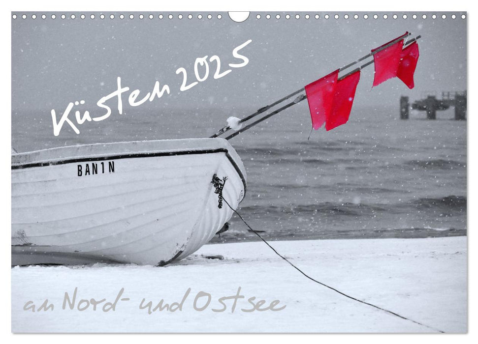 Küsten an Nord- und Ostsee (CALVENDO Wandkalender 2025)