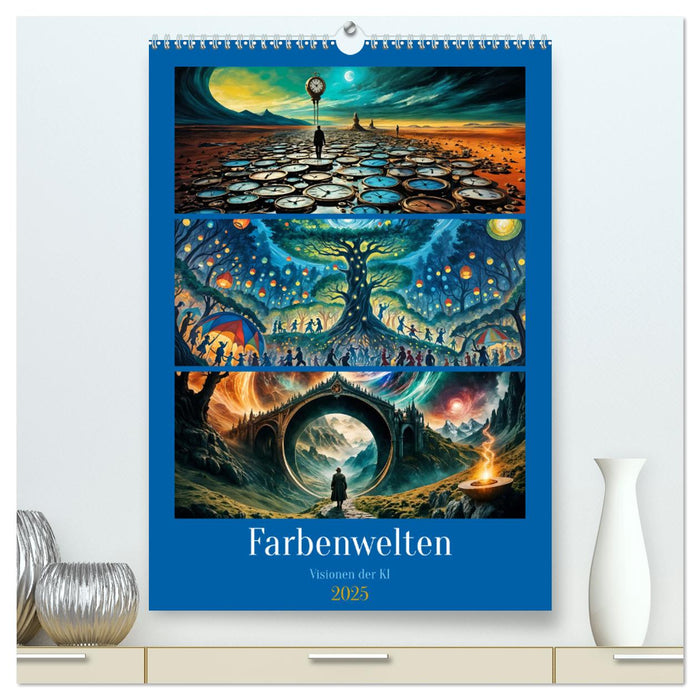 Farbenwelten (CALVENDO Premium Wandkalender 2025)