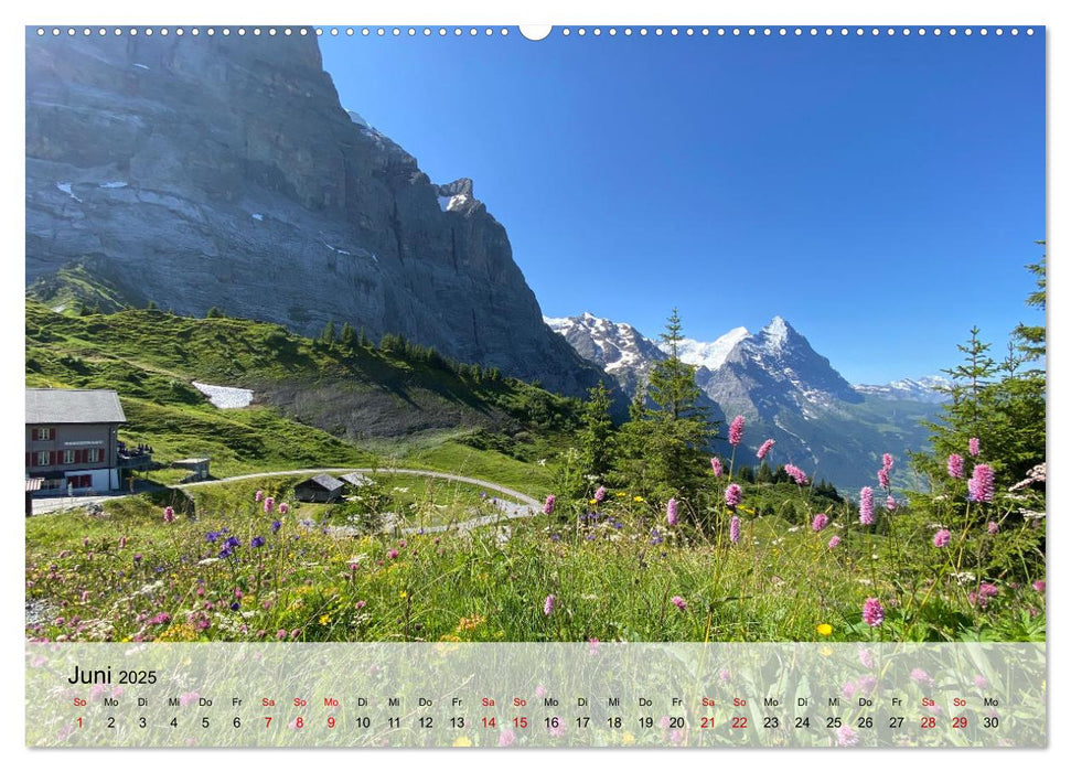 Alpenauszeit - Schöne Orte der Alpen (CALVENDO Wandkalender 2025)