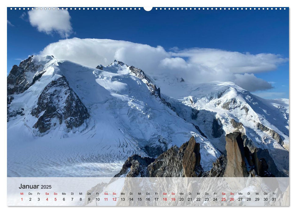 Alpenauszeit - Schöne Orte der Alpen (CALVENDO Premium Wandkalender 2025)