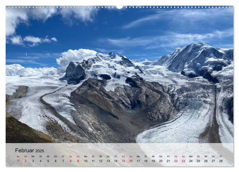 Alpenauszeit - Schöne Orte der Alpen (CALVENDO Premium Wandkalender 2025)