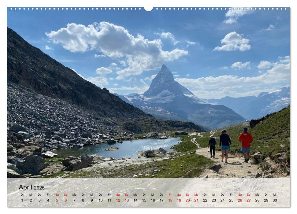 Alpenauszeit - Schöne Orte der Alpen (CALVENDO Premium Wandkalender 2025)