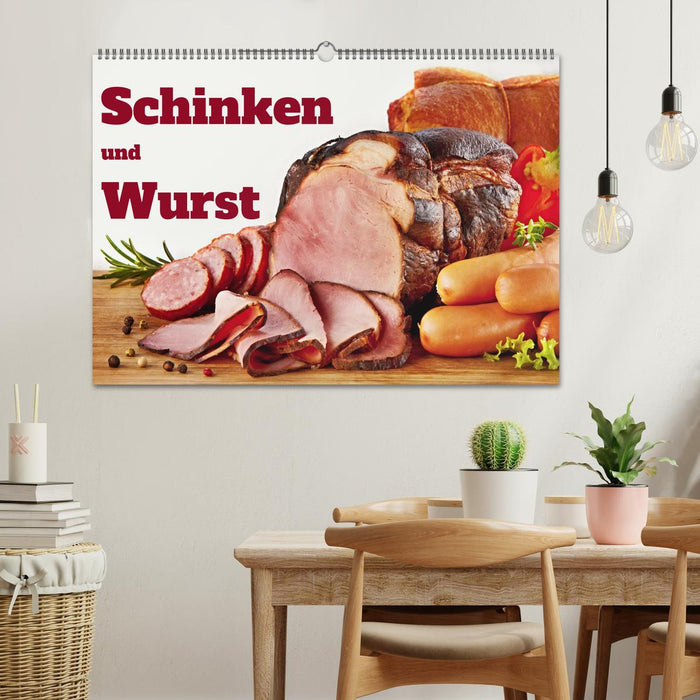 Schinken und Wurst (CALVENDO Wandkalender 2025)