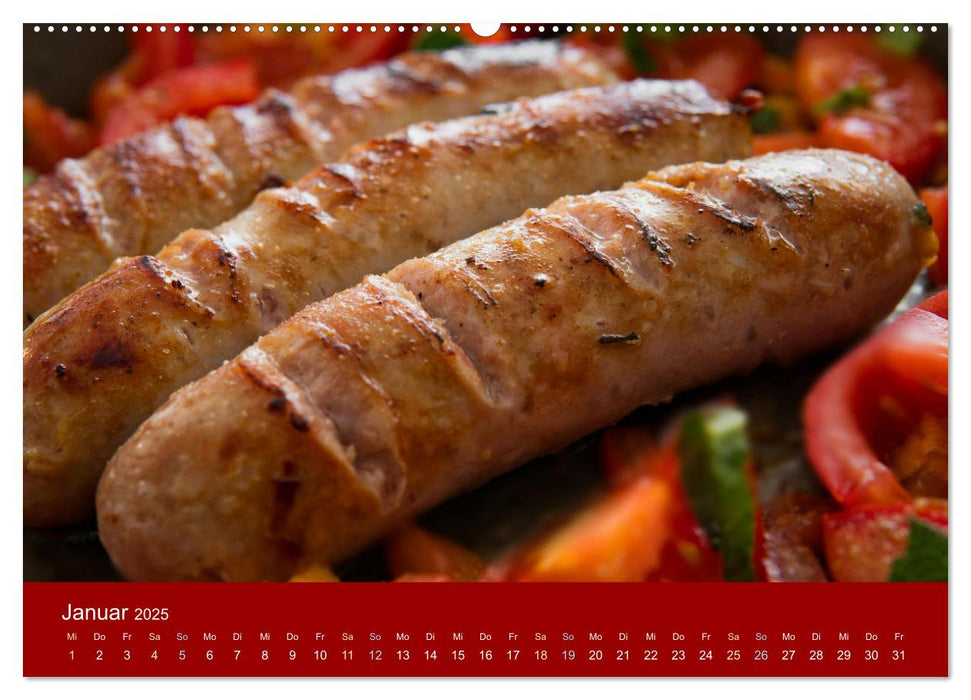 Schinken und Wurst (CALVENDO Wandkalender 2025)