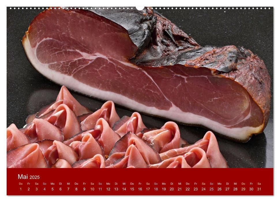 Schinken und Wurst (CALVENDO Wandkalender 2025)