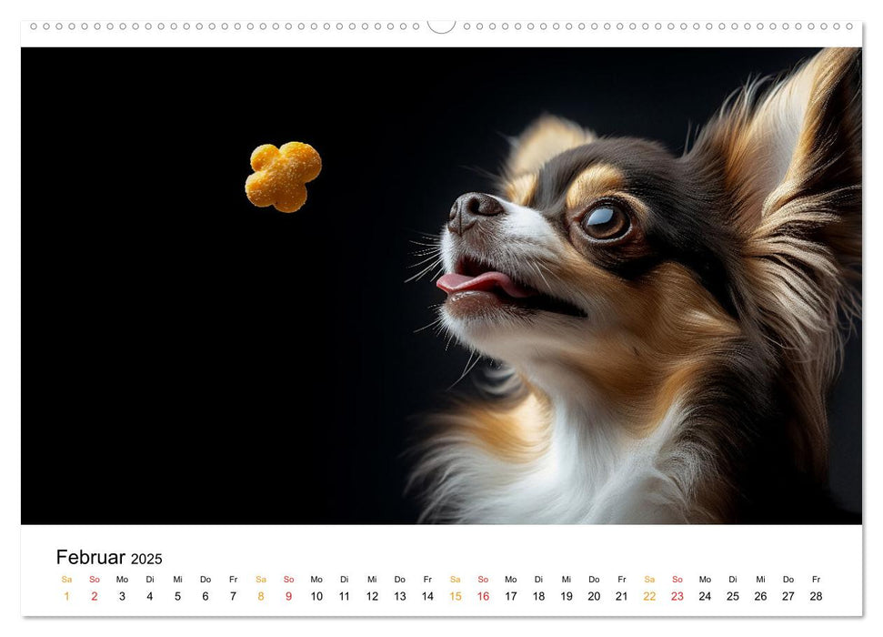 Chihuahua - kleine Energiebündel (CALVENDO Wandkalender 2025)