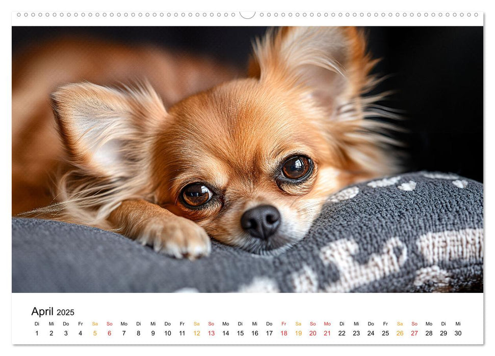 Chihuahua - kleine Energiebündel (CALVENDO Wandkalender 2025)