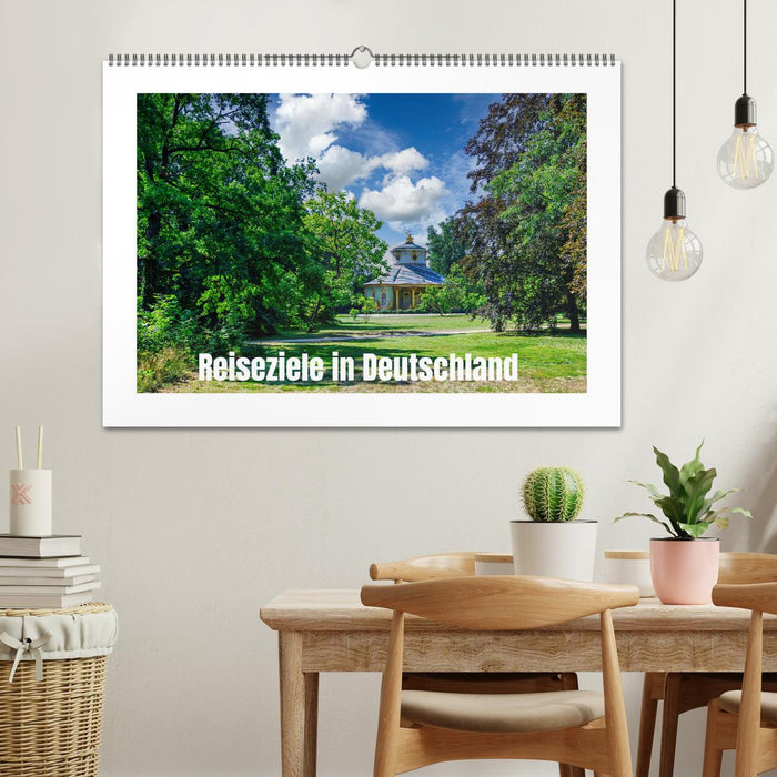 Reiseziele in Deutschland (CALVENDO Wandkalender 2025)