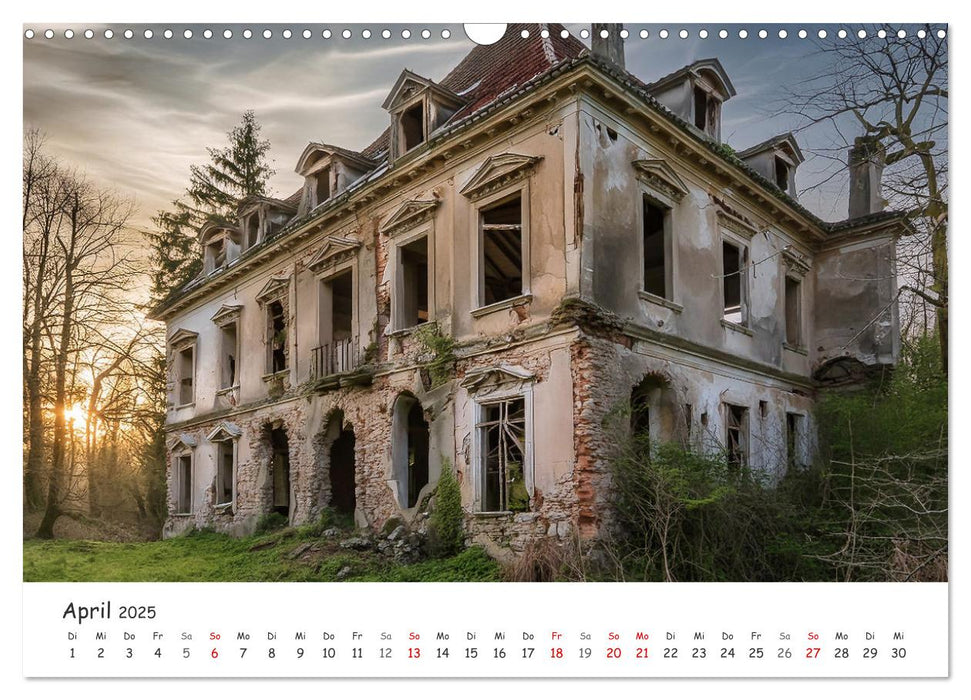 KI - Lost Places aus dem Rechner (CALVENDO Wandkalender 2025)