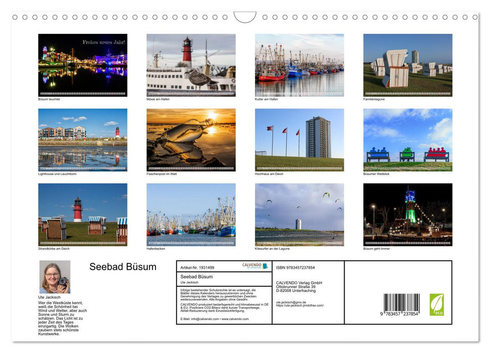 Seebad Büsum (CALVENDO Wandkalender 2025)