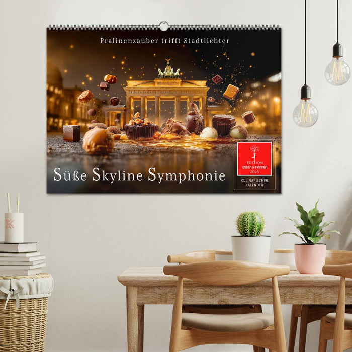 Süße Skyline Symphonie (CALVENDO Wandkalender 2025)