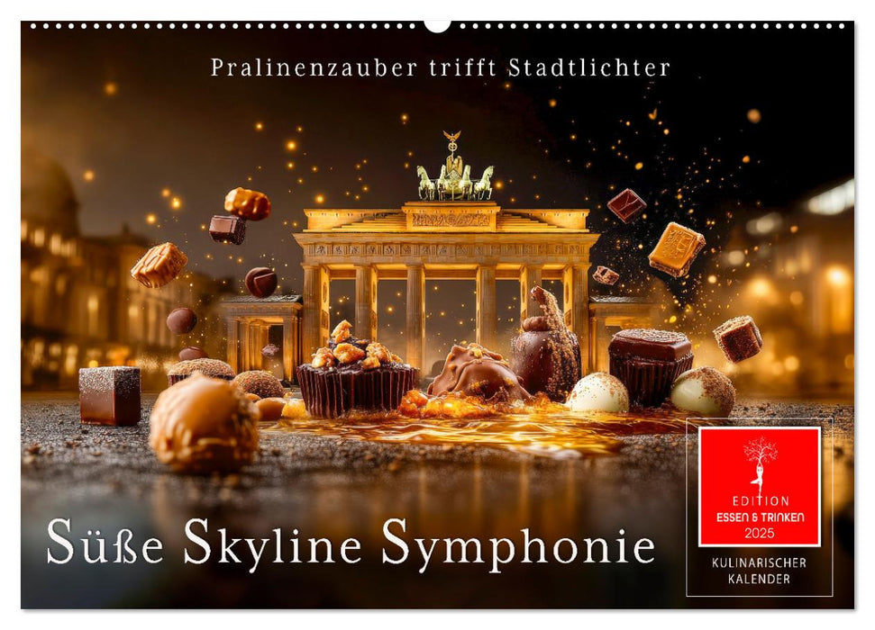 Süße Skyline Symphonie (CALVENDO Wandkalender 2025)