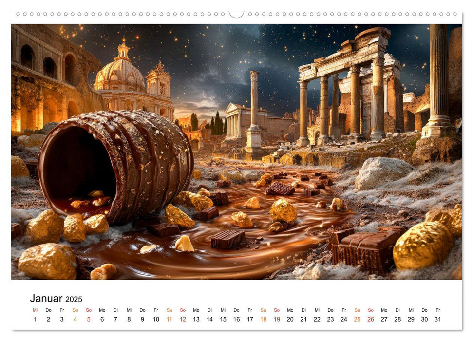 Süße Skyline Symphonie (CALVENDO Wandkalender 2025)