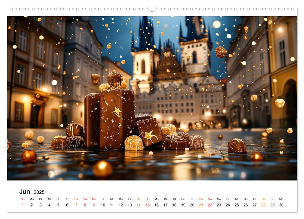 Süße Skyline Symphonie (CALVENDO Wandkalender 2025)