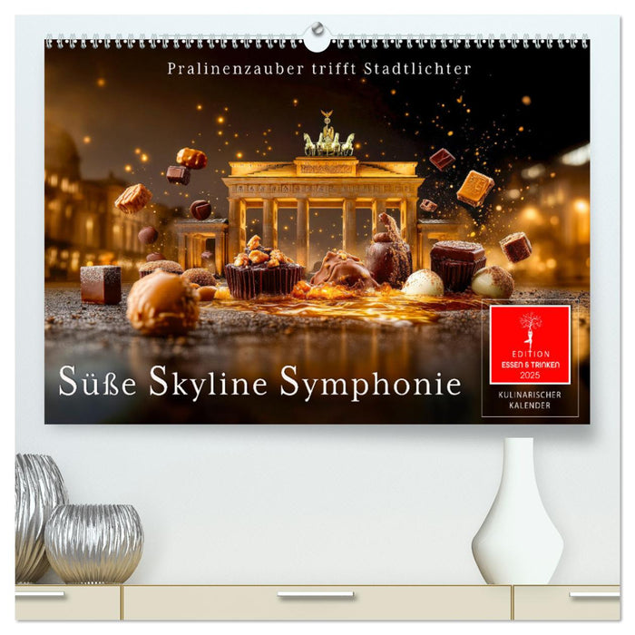 Süße Skyline Symphonie (CALVENDO Premium Wandkalender 2025)