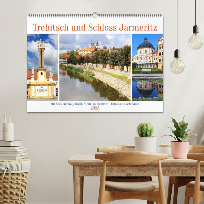 Trebitsch und Schloss Jarmeritz (CALVENDO Wandkalender 2025)