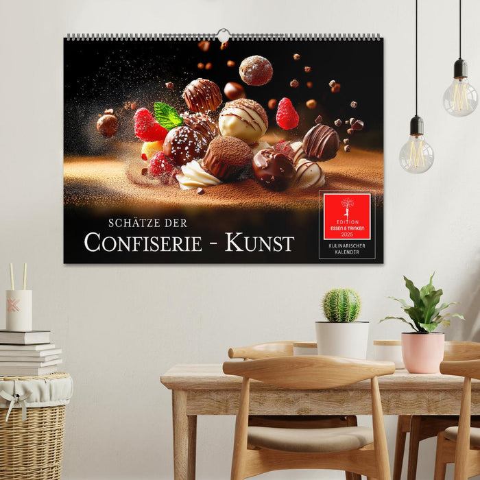 Schätze der Confiserie Kunst (CALVENDO Wandkalender 2025)