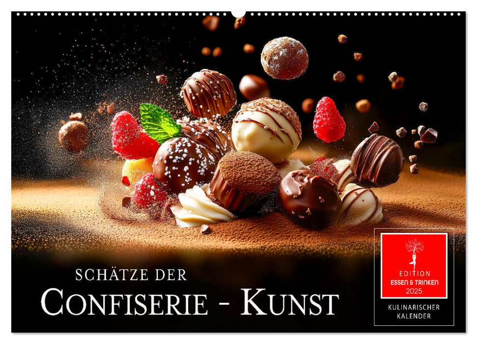 Schätze der Confiserie Kunst (CALVENDO Wandkalender 2025)