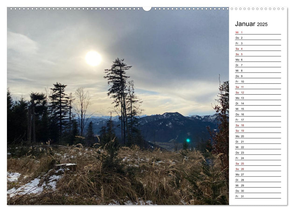 Alpenauszeit - Bergmomente fürs Herz (CALVENDO Wandkalender 2025)