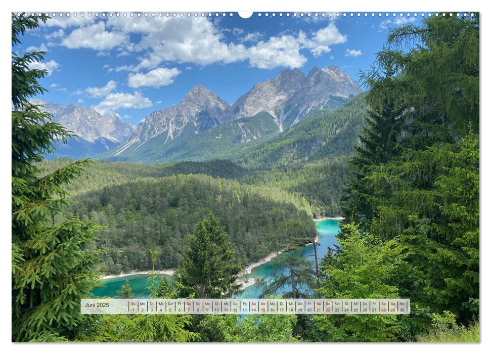 Alpenauszeit - Traumhafte Bergmomente am Wasser (CALVENDO Premium Wandkalender 2025)