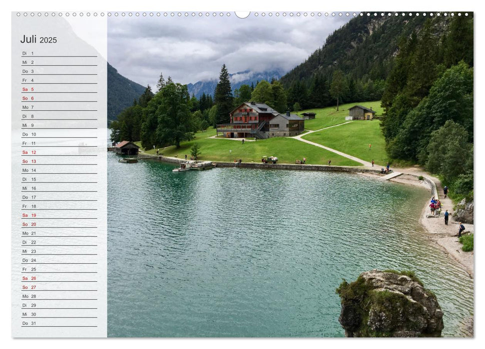 Alpenauszeit - Die Berghütten unserer Alpen (CALVENDO Premium Wandkalender 2025)