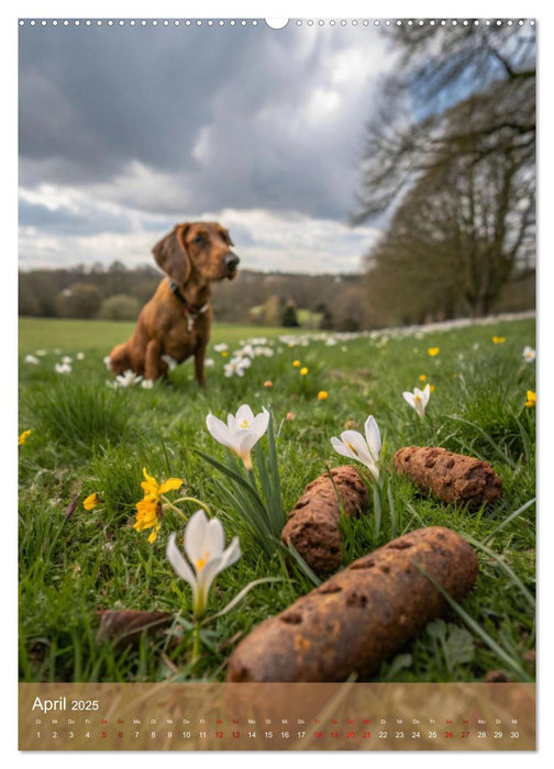 Der Hundehaufenkalender (CALVENDO Wandkalender 2025)