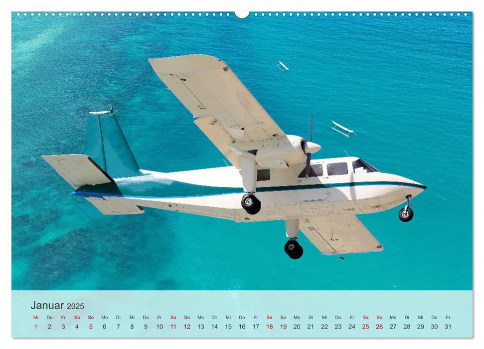 Flugzeuge über den Wolken (CALVENDO Premium Wandkalender 2025)