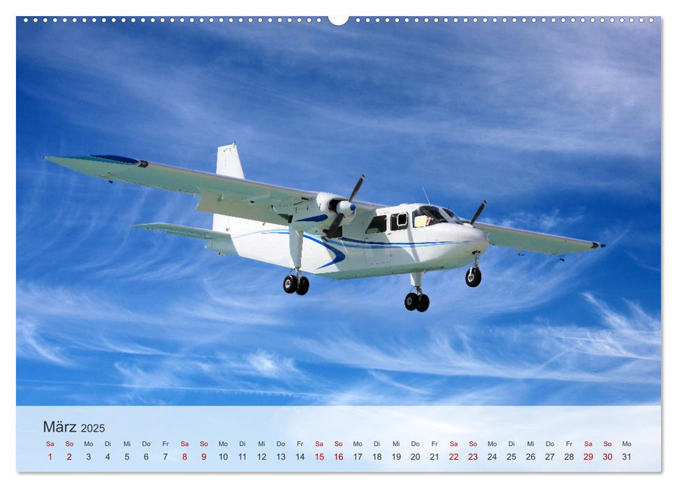 Flugzeuge über den Wolken (CALVENDO Premium Wandkalender 2025)