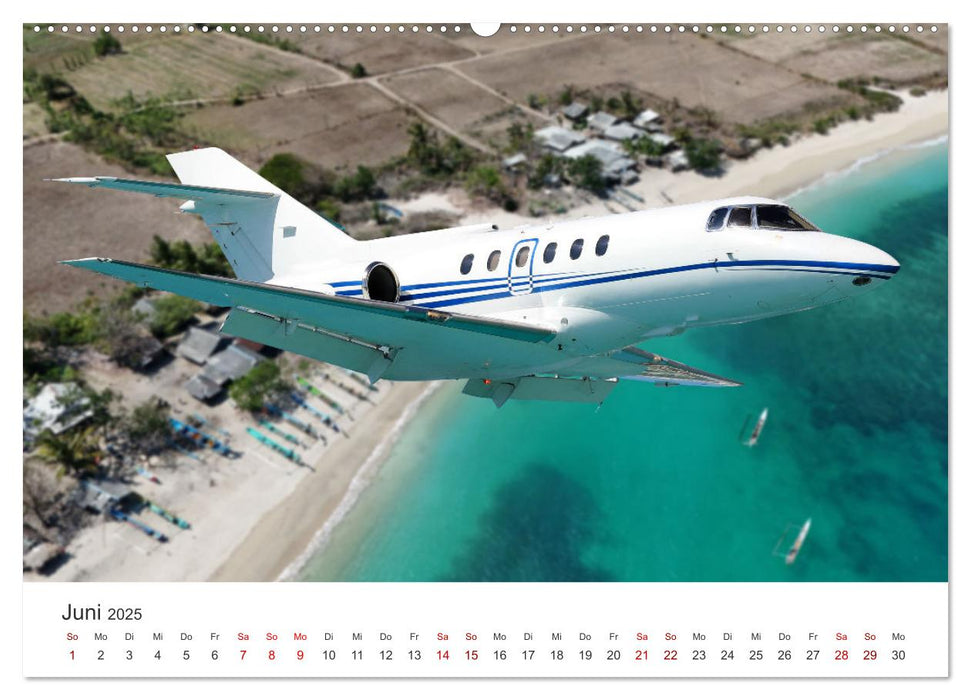 Flugzeuge über den Wolken (CALVENDO Premium Wandkalender 2025)